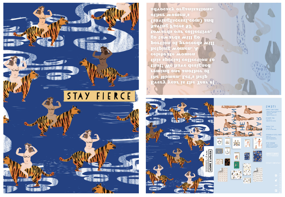 Year of the Woman posterzine layout